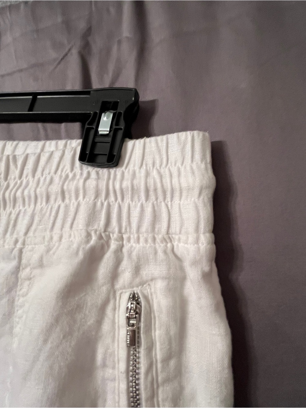 Athleta White Drawstring linen pants size 6 - Picture 7 of 11